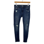 DL1961 Florence Instasculpt Cropped Slater Distressed Jeans- Size 26 (Inseam 25”)