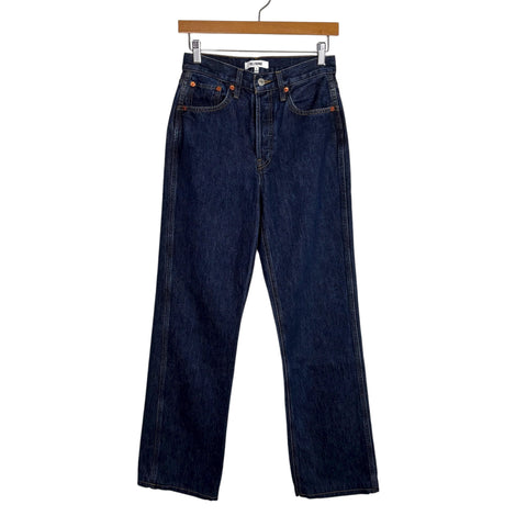 Re/Done 90s High Rise Loose Jeans - Size 24 (Inseam 29")