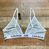 Lounge Grey Triangle Bra NWT- Size L