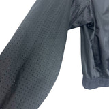 H&M Black Perforated Sleeve Hooded Jacket- Size XS