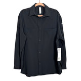 Alo Yoga Black Dreamscape Button Down Long Sleeve NWT - Size XS