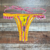 No Brand Yellow Paisley Bikini Set - Size S