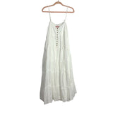 Show Me Your Mumu White Front Gold Button Dress- Size M (see notes)