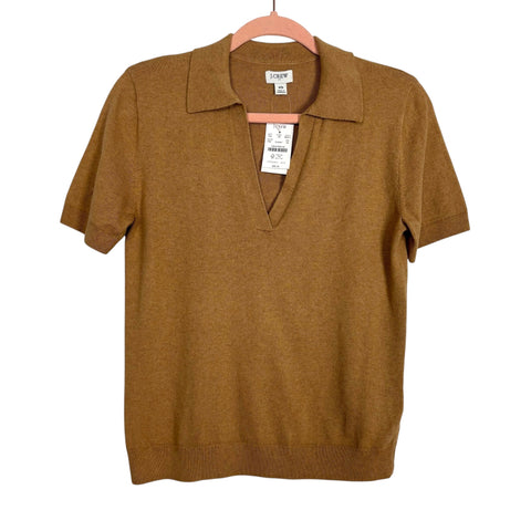J.CREW Raddia Cotton-Blend Polo Sweater NWT - Size XS