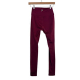 Gymshark Wine Side Striped Leggings- Size S (Inseam 28")