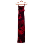 Blue Blush Burgundy Floral Dress - Size S (See Notes)