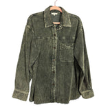 La Miel Army Green Shacket - Size L
