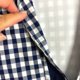 Sail to Sable Navy and White Checkered Dress- Size XXXL (see notes)