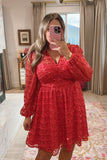 Eloquii Hot Pink Heart Sequin Mini Dress- Size 14