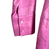 Abercrombie & Fitch Pink Faux Wrap Dress- Size L