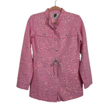 Queen Of Sparkles Pink Sequin Romper - Size XS