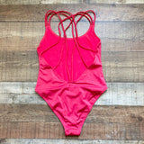 New Look Red Tequila Club One Piece NWOT- Size UK 12