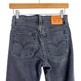 Levi Strauss and Co. Washed Black with Frayed Hem Wedgie Straight Jeans- Size 25 (Inseam 25”)