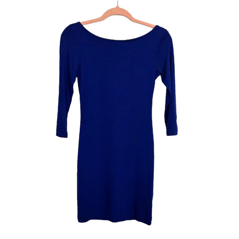 Forever 21 Royal Blue Bodycon Dress - Size S Forever 21 Royal Blue Bodycon Dress - Size S