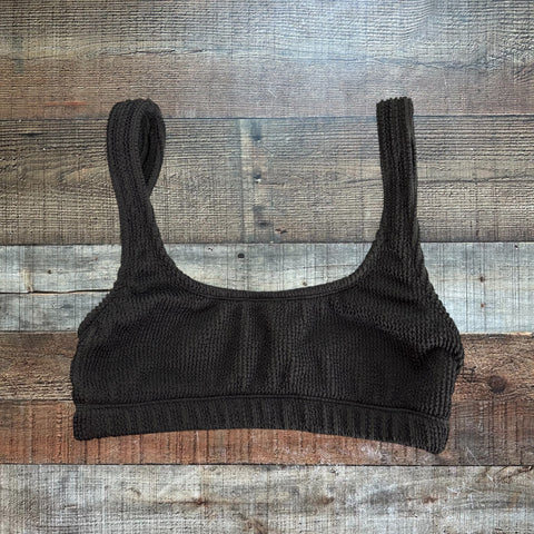 VICI Swim Black Bikini Top - Size S