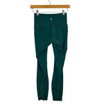 Lululemon Dark Aquamarine Side Mesh Leggings - Size 4 (Inseam 24")