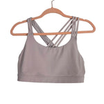 Athleta Light Purple One Triple Strand Strap Sports Bra- Size L