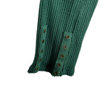 We The Free Green Waffle Top - Size M