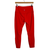 Lululemon Vibrant Red/Orange Leggings - Size 10 (Inseam 24")