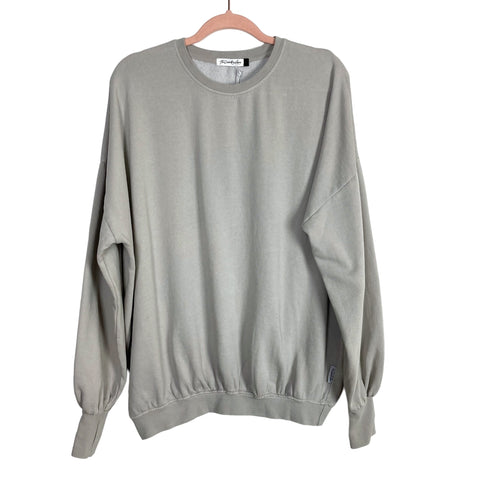 The Laundry Room Gray Jump Jumper Sweatshirt NWT- Size M