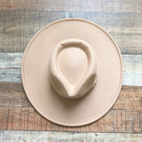 No Brand Camel Wide Brim Hat