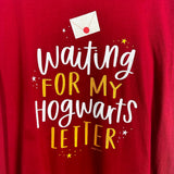 Bella + Canvas Hogwarts Letter Tee- Size M (see notes)