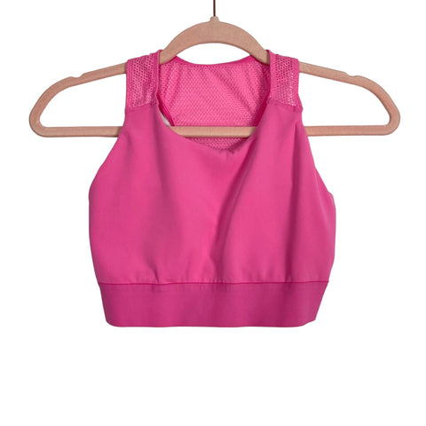 Offline by Aerie Pink Goals Mesh Racerback Padded Sports Bra- Size M (sold out online)