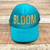 Nissun Teal Bloom Baseball Cap
