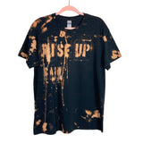 Gildan Black Rise Up Tie-Dye Tee- Size L
