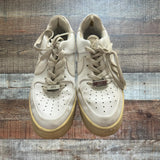 Nike Air White Leather Sneakers- Size 7 (see notes)