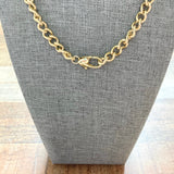 Gemeli Gold Chain Necklace with Lobster Clasp (New)