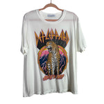 Daydreamer White Def Leppard Tee- Size L (see notes)
