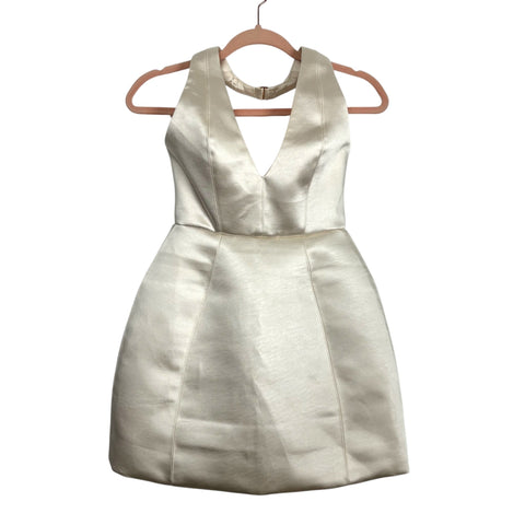 Oh Polly Ivory Halter Mini Dress NWT - Size US 0