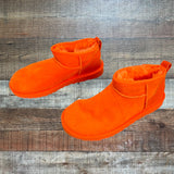 UGG Neon Orange Booties- Size 7