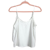 The Dainty Darling White Lace Cami- Size S