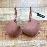 Lounge Chocolate Ribbed T-Shirt Bra NWT- Size 34DD (we have matching underwear)