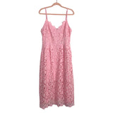 ASTR The Label Pink Lace Overlay Midi Dress- Size XXL
