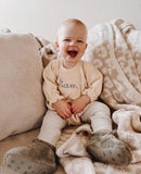 Maxwell Monograms Cream Liam Sweatshirt Bubble- Size 12-18M (see notes)