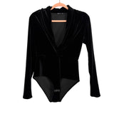 VKOZEN Black Velvet Bodysuit- Size 6
