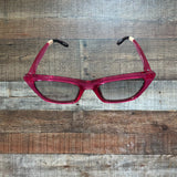 Ray Ban Pink Sunglasses with Brown Case