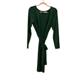 ELOQUII Green Shimmer Belted Dress - Size 14 (Sold Out Online!)