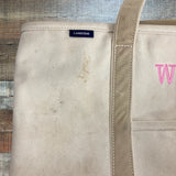 Lands' End Embroidered Willa Large Zippered Tote (see notes)