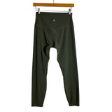 Lululemon Olive Leggings- Size 8 (see notes, Inseam 25”)