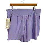 Lululemon Purple Fast and Free High Rise Classic Running Shorts NWT- Size 14
