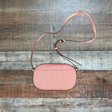 Kate Spade Pink Glitter Oval Camera Crossbody Bag