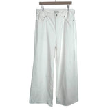 Abercrombie & Fitch White Wide Leg High Rise Jeans- Size 31