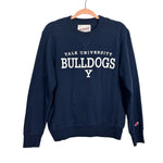 91 League Navy Yale Crewneck Sweatshirt - Size S