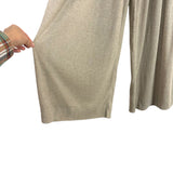 FP Beach Beige Smocked Top + Pants Set - Size XS