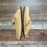Birkenstock Taupe Boston Soft Footbed - Size 10