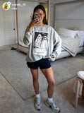 Pink Lily Creep It Real Halloween Sweatshirt- Size M